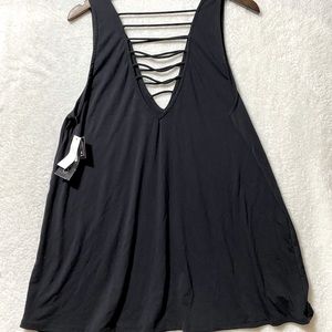 California women’s size medium black coverup dress